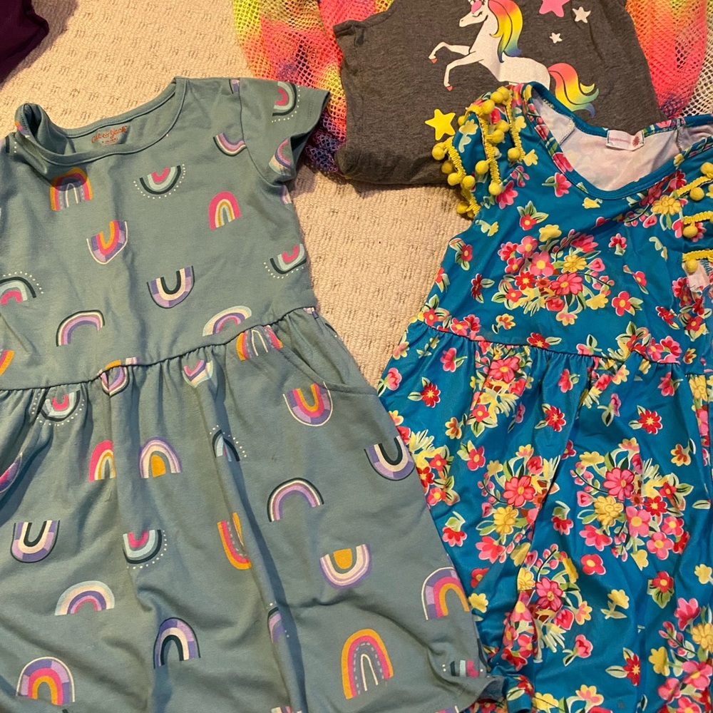 Bundle summer dresses - kids 6 - excellent condition - 10 dresses - multi label